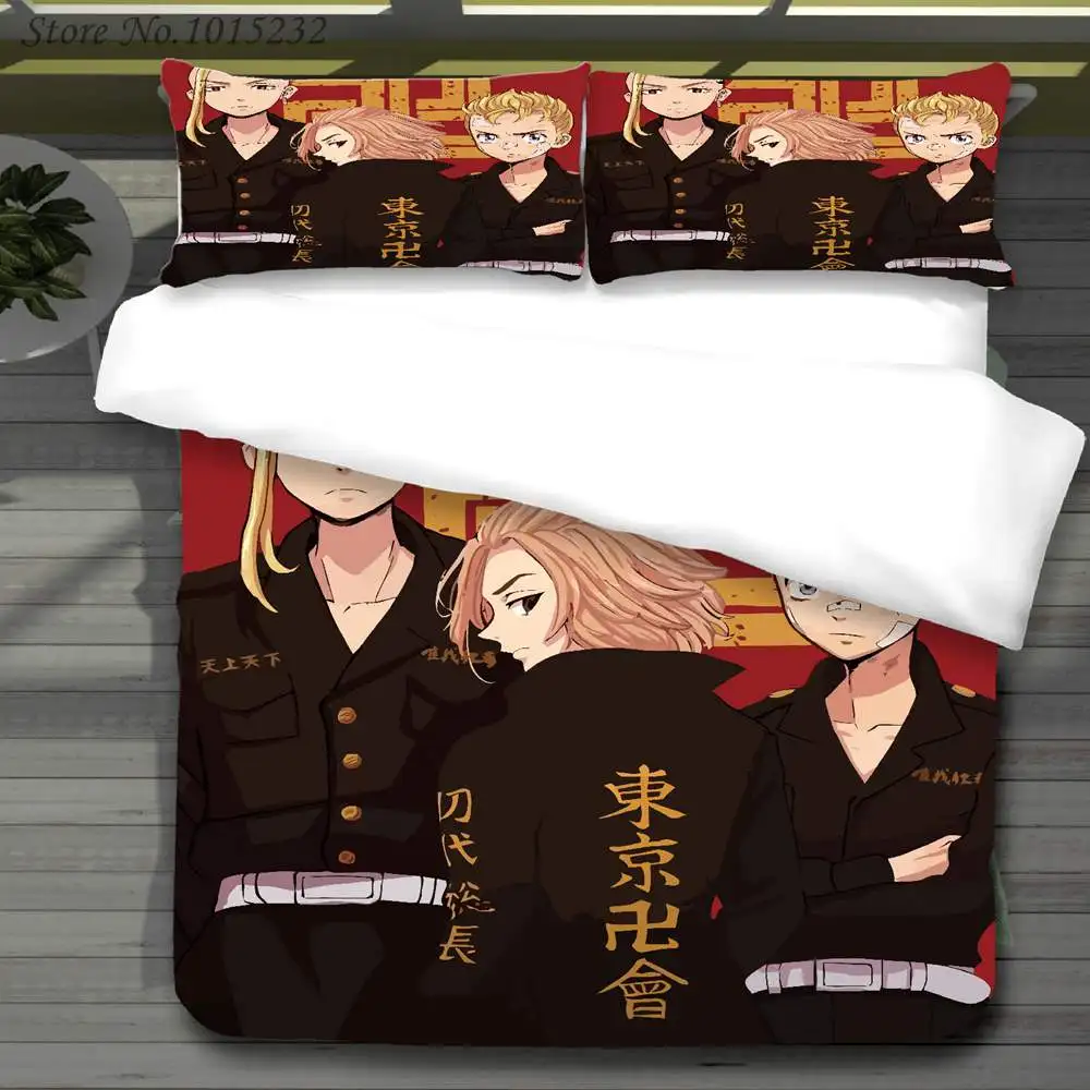 Anime Tokyo Revengers 3D Printed Bedding Set Duvet Covers Pillowcases Comforter Bedding Set Bedclothes Bed Linen 02
Anime Tokyo Revengers 3D Printed Bedding Set Duvet Covers Pillowcases Comforter Bedding Set Bedclothes Bed Linen 02