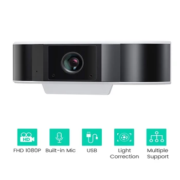 1080p HD Webcam with Microphone USB Camera Computer Streaming web camera for PC Desktop & Mic Video Calling conferencing
1080p HD Webcam with Microphone USB Camera Computer Streaming web camera for PC Desktop & Mic Video Calling conferencing