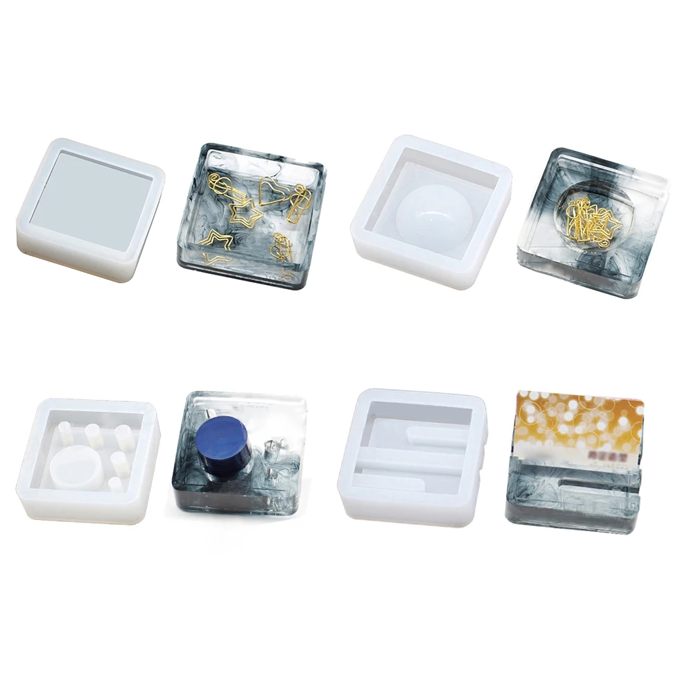 Multifunctional Pen Holder Storage Box Crystal Epoxy Mold Mobile Phone Holder Silicone Mold Desktop Decorative Artwork Mold
Multifunctional Pen Holder Storage Box Crystal Epoxy Mold Mobile Phone Holder Silicone Mold Desktop Decorative Artwork Mold