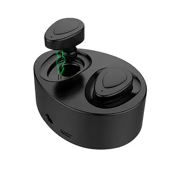 TWS Mini True Wireless Stereo In-Ear Invisible Headset Earphone Earbuds with Charging Case
TWS Mini True Wireless Stereo In-Ear Invisible Headset Earphone Earbuds with Charging Case
