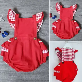 2020 Brand Cute Infant Romper Newborn Baby Girl Christmas Clothes Ruffle Plaids Patchwork Jumpsuit Overall Outfit Headband
2020 Brand Cute Infant Romper Newborn Baby Girl Christmas Clothes Ruffle Plaids Patchwork Jumpsuit Overall Outfit Headband
