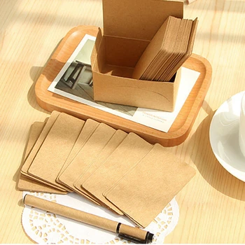 100pcs Brown Blank Card Multi-Purpose DIY Place Card Name Card Word Card Vintage Style Business Card Label Paper Postcards
100pcs Brown Blank Card Multi-Purpose DIY Place Card Name Card Word Card Vintage Style Business Card Label Paper Postcards