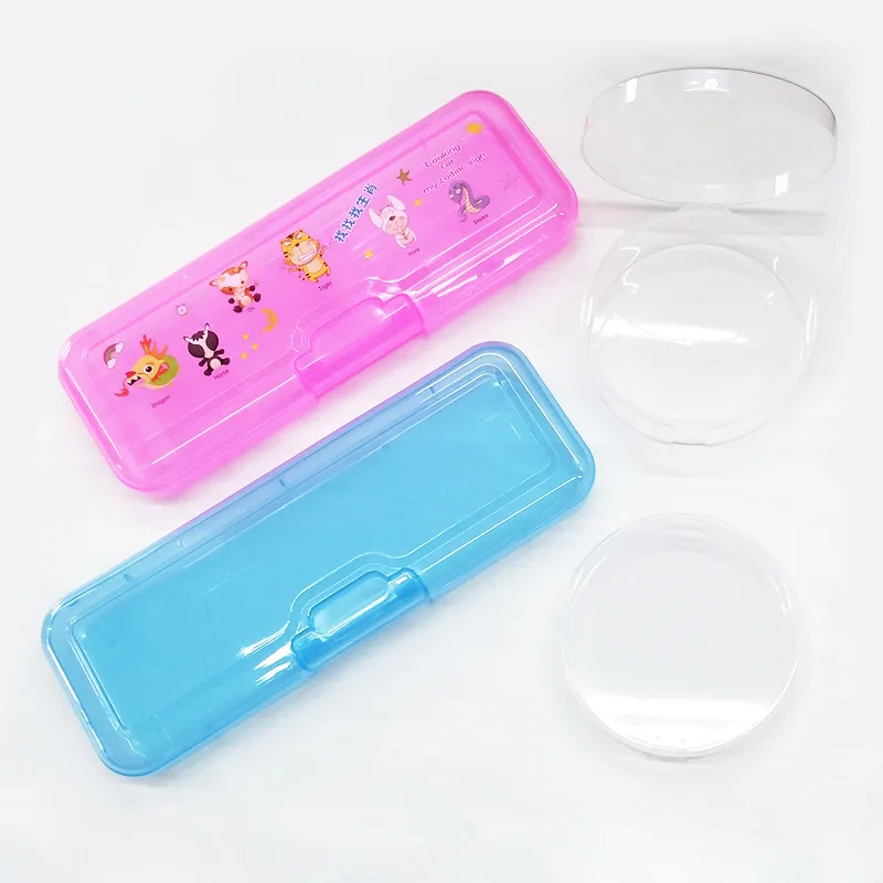 Factory Approved Transparent Stationery Box Large Capacity Pencil Case Students Creative Stationery Storage Box PP Plastic round
Factory Approved Transparent Stationery Box Large Capacity Pencil Case Students Creative Stationery Storage Box PP Plastic round