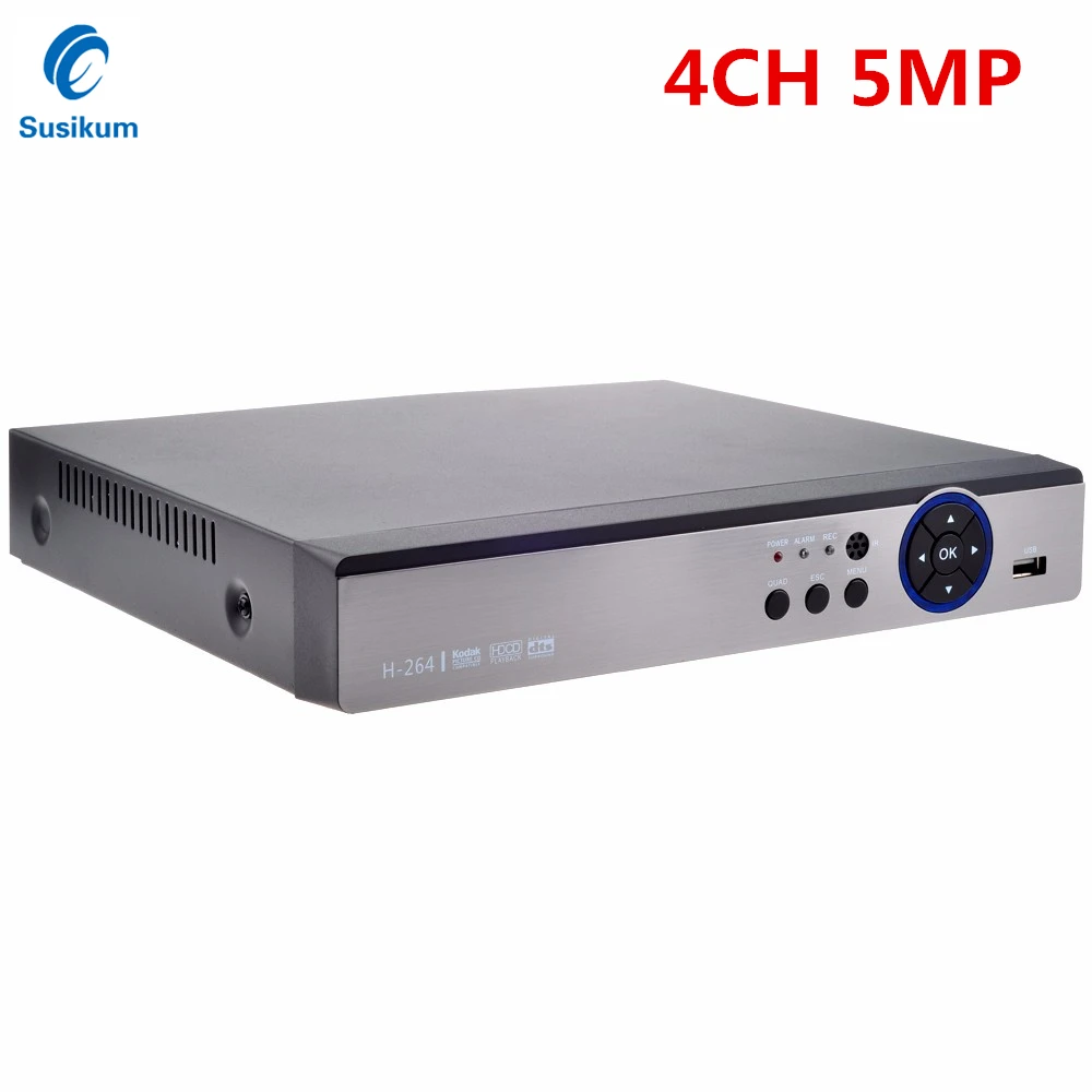 DVR Recorder 4CH 5MP 5 IN 1 AHD/TVI/CVI/CVBS/IP XMEye APP ONVIF Video Recorders For 5MP CCTV Camera System
DVR Recorder 4CH 5MP 5 IN 1 AHD/TVI/CVI/CVBS/IP XMEye APP ONVIF Video Recorders For 5MP CCTV Camera System