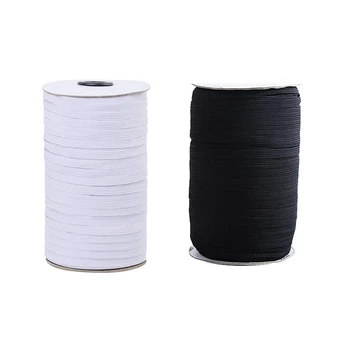 4 Roll 1/8 Inch Wide, 100 Yards, Heavy Stretch Elastic Band, Braided Elastic Cord - 2 Roll White & 2 Roll Black
4 Roll 1/8 Inch Wide, 100 Yards, Heavy Stretch Elastic Band, Braided Elastic Cord - 2 Roll White & 2 Roll Black