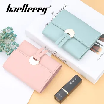 Baellerry Wallet Solid Short Women Wallet PU Leather Hasp Button Clip Porta Handbag Note Compartment Photo Card Holder Wallet
Baellerry Wallet Solid Short Women Wallet PU Leather Hasp Button Clip Porta Handbag Note Compartment Photo Card Holder Wallet