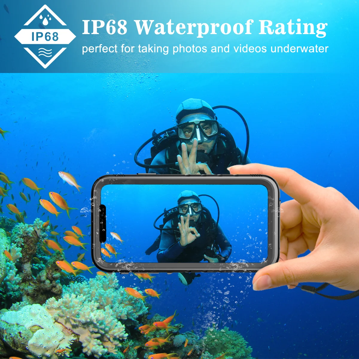 IP68 Waterproof Case For iPhone 11 11Pro 11 Pro Max X XR 8 7 ShockProof Swimming Diving Cover Underwater Full Protection Case
IP68 Waterproof Case For iPhone 11 11Pro 11 Pro Max X XR 8 7 ShockProof Swimming Diving Cover Underwater Full Protection Case