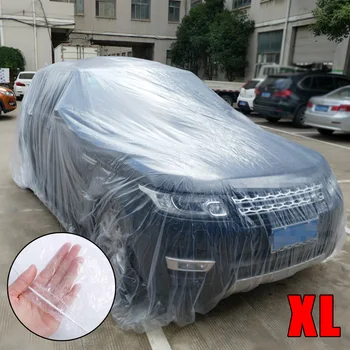 1pc Transparent PE With Elastic Material Car Cover Dust-Proof Waterproof Disposable Portable Car Accessory M/L/XL
1pc Transparent PE With Elastic Material Car Cover Dust-Proof Waterproof Disposable Portable Car Accessory M/L/XL