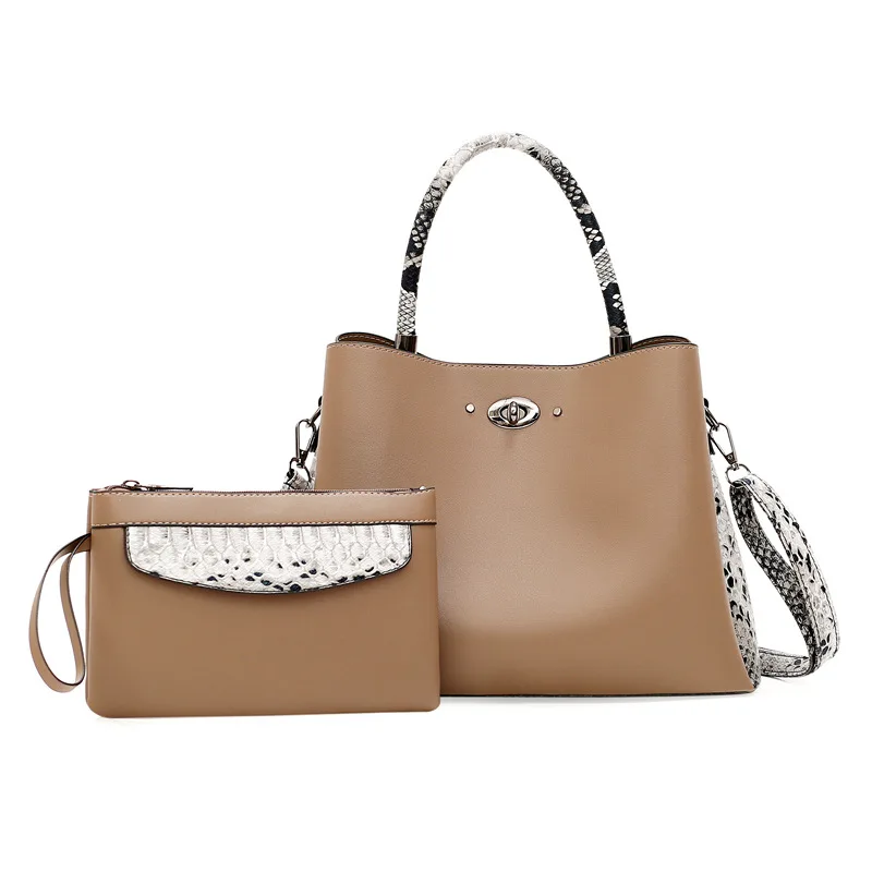 2020 New Style Europe And America WOMEN'S Fashion Handbag Handbag Large Capacity Snakeskin Decorative Pattern Hand Large Bag Sho
2020 New Style Europe And America WOMEN'S Fashion Handbag Handbag Large Capacity Snakeskin Decorative Pattern Hand Large Bag Sho