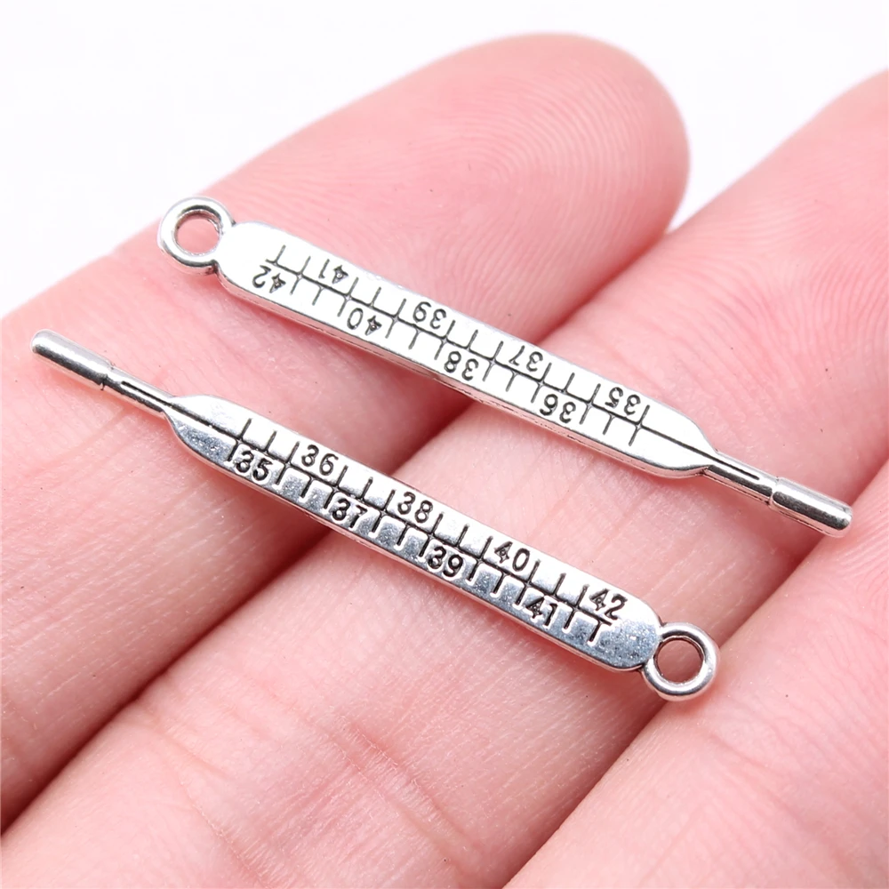 WYSIWYG 20pcs Charms 36x4mm Thermometer Charms For Jewelry Making DIY Jewelry Findings Antique Silver Color Alloy Charms Pendant
WYSIWYG 20pcs Charms 36x4mm Thermometer Charms For Jewelry Making DIY Jewelry Findings Antique Silver Color Alloy Charms Pendant