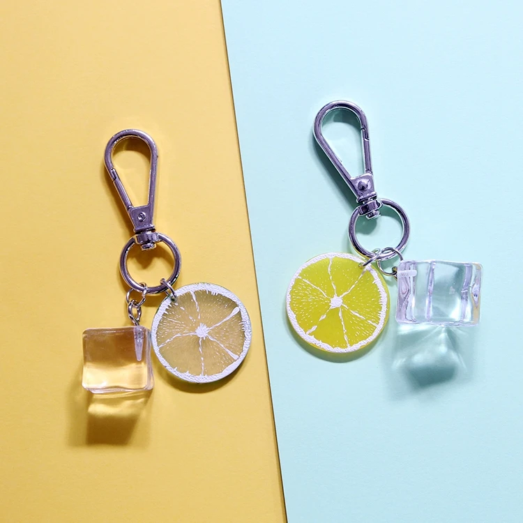 Summer Lemon Ice Keychain For Women Keyring Trinket Metal Key Chains simulation of fruit Keyring Girl Keyring
Summer Lemon Ice Keychain For Women Keyring Trinket Metal Key Chains simulation of fruit Keyring Girl Keyring