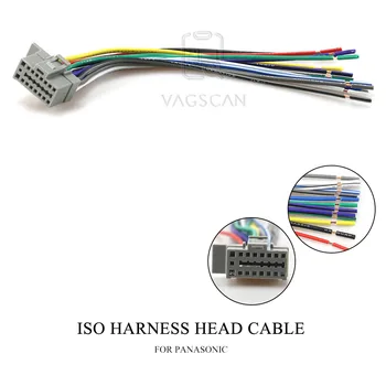 15-005 Car Stereo Radio ISO Harness Head Cable for PANASONIC CQ Stereo Radio Wire Adapter Plug Wiring Connector Cable
15-005 Car Stereo Radio ISO Harness Head Cable for PANASONIC CQ Stereo Radio Wire Adapter Plug Wiring Connector Cable