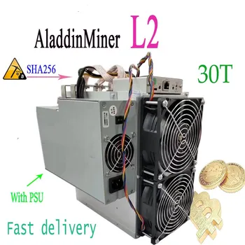 New BTC BCH bitcoin miner AladdinMiner L2 30T SHA256 Asic miner With PSU Economical Mining Server Delivery within 24 hours
New BTC BCH bitcoin miner AladdinMiner L2 30T SHA256 Asic miner With PSU Economical Mining Server Delivery within 24 hours