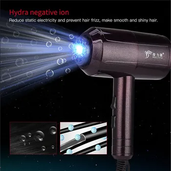 Professional Negative Ion Hair Blower Electric Hair Dryer 3 Heat And 2 Speed Hairdryer Brush Diffuser Nozzle Comb Salon Barber
Professional Negative Ion Hair Blower Electric Hair Dryer 3 Heat And 2 Speed Hairdryer Brush Diffuser Nozzle Comb Salon Barber