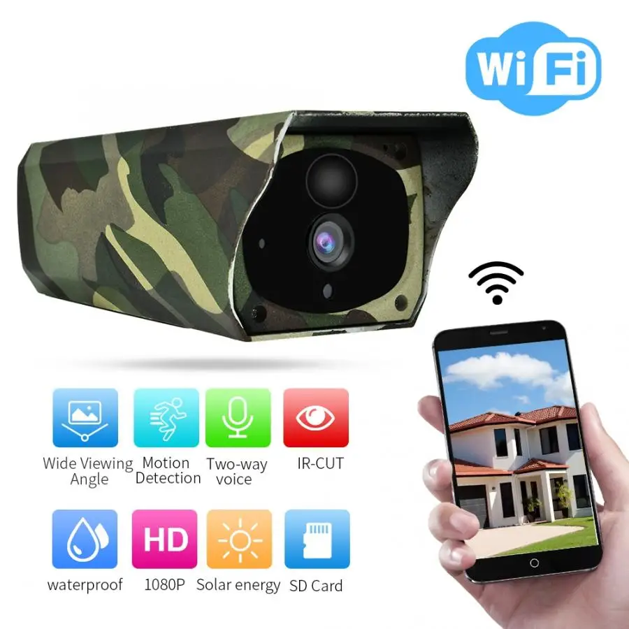 New 1080P HD Wifi Solar Camera Outdoor Wireless Security Camera Camouflage HD Wifi Solar Camera
New 1080P HD Wifi Solar Camera Outdoor Wireless Security Camera Camouflage HD Wifi Solar Camera