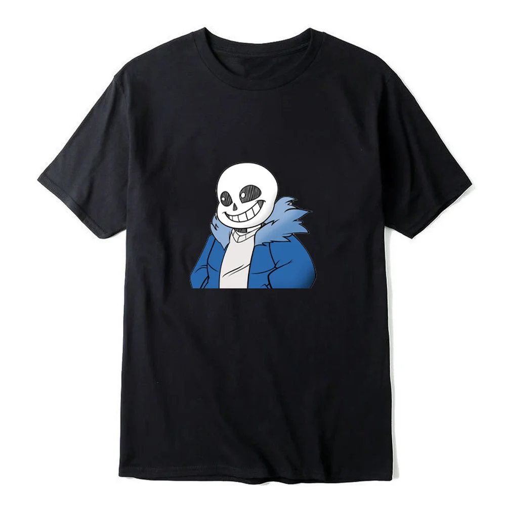 CLOOCL Black Pure Cotton T-shirt Cartoon Game Cute Sans Shirt Summer Fashion Harajuku Style Casual Round Neck Tops Drop Shipping
CLOOCL Black Pure Cotton T-shirt Cartoon Game Cute Sans Shirt Summer Fashion Harajuku Style Casual Round Neck Tops Drop Shipping