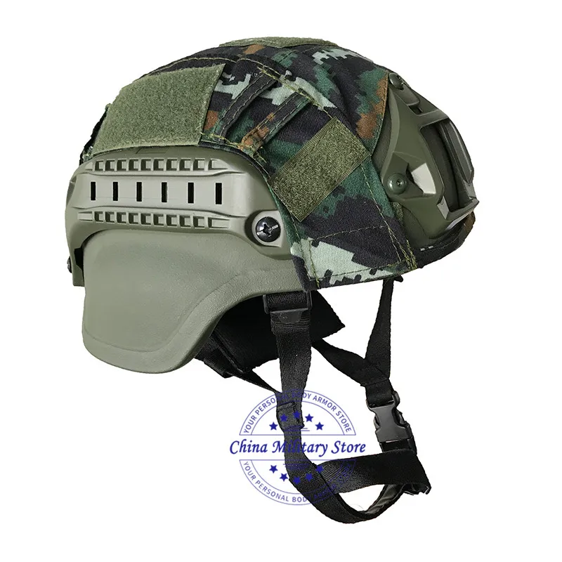 OD-MICH-2000-Bulletproof-Helmet-Level-NIJ-IIIA-Head-Protection-Aramid-Military-Ballistic-Helmet