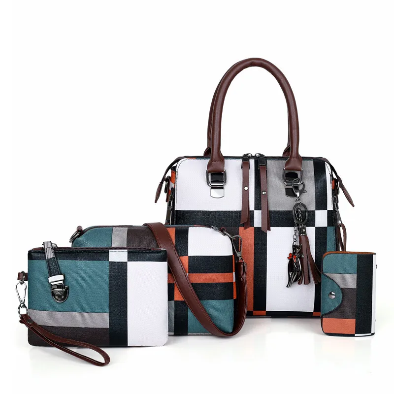 2019 Spring And Summer New Style WOMEN'S Bag Different Size Bags Three-piece Set-Style Joint Contrast Color Shoulder Bag Versati
2019 Spring And Summer New Style WOMEN'S Bag Different Size Bags Three-piece Set-Style Joint Contrast Color Shoulder Bag Versati
