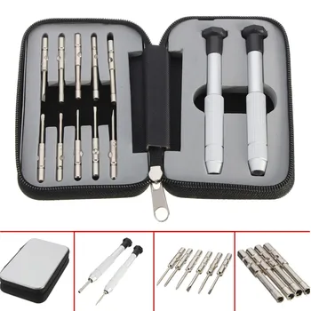 13pcs Precision Multifunction Small Screwdriver Set With Slotted Phillips Bits For Watch Glasses Screw Driver Repair Tools
13pcs Precision Multifunction Small Screwdriver Set With Slotted Phillips Bits For Watch Glasses Screw Driver Repair Tools