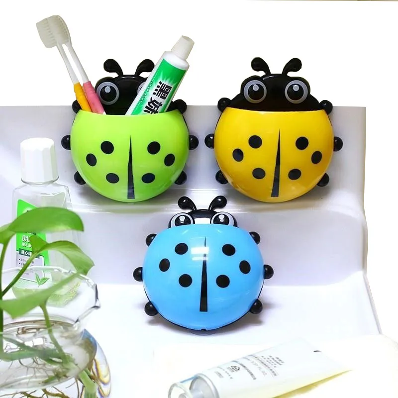1Pcs Ladybug Toothbrush Holder Toiletries Toothpaste Holder Bathroom Accessory Sets with Suction Cup Toothbrush Container
1Pcs Ladybug Toothbrush Holder Toiletries Toothpaste Holder Bathroom Accessory Sets with Suction Cup Toothbrush Container