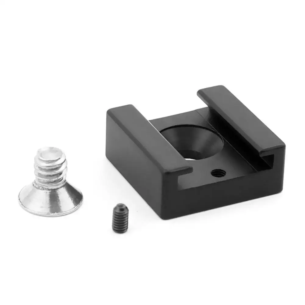 1Pc Cold Shoe Mount Adapter Base with 1/4" Mounting Screw Cage Light Flash For Camera LED W9Y1
1Pc Cold Shoe Mount Adapter Base with 1/4" Mounting Screw Cage Light Flash For Camera LED W9Y1