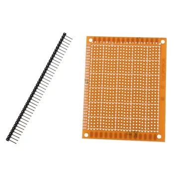 AMS-5 Pcs 40 Position Single Row Right Angle Pin Header & 10Pcs 7X9cm PCB Blank Prototype Paper Solder Circuit Panel
AMS-5 Pcs 40 Position Single Row Right Angle Pin Header & 10Pcs 7X9cm PCB Blank Prototype Paper Solder Circuit Panel