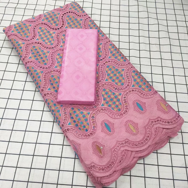 Embroidered Cotton Lace for Women, Dubai Swiss Voile Lace, Latest Bazin Riche, S2855, 2.5 + 2.5 Yards, 2021 New
Embroidered Cotton Lace for Women, Dubai Swiss Voile Lace, Latest Bazin Riche, S2855, 2.5 + 2.5 Yards, 2021 New