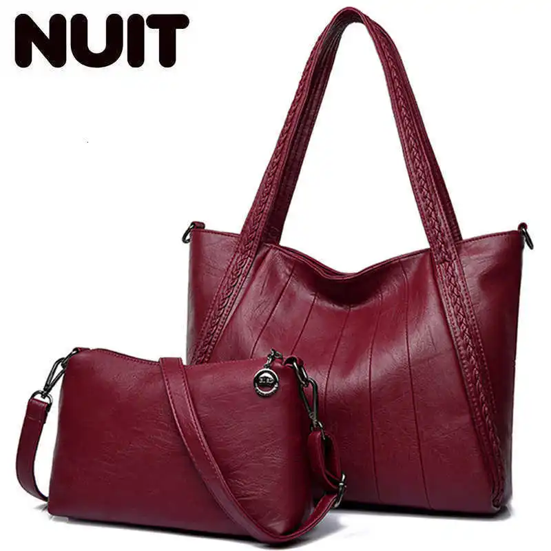2 sets Ladies Casual Tote Bags sac a main Women Handbag Leather Women Shoulder Bags Famous Brand Designer Women Messenger Bags 
2 sets Ladies Casual Tote Bags sac a main Women Handbag Leather Women Shoulder Bags Famous Brand Designer Women Messenger Bags