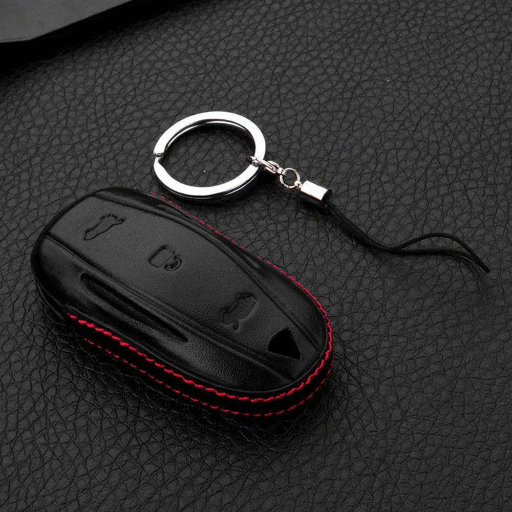 For Tesla Models S/X Fob Cover 1pcs Leather Key Pocket Case Cover Holder Key Sheel Keycase
For Tesla Models S/X Fob Cover 1pcs Leather Key Pocket Case Cover Holder Key Sheel Keycase