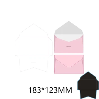 183*123mm envelope Metal steel Cutting Dies DIY Scrapbooking Photo Album Embossing paper Cards
183*123mm envelope Metal steel Cutting Dies DIY Scrapbooking Photo Album Embossing paper Cards