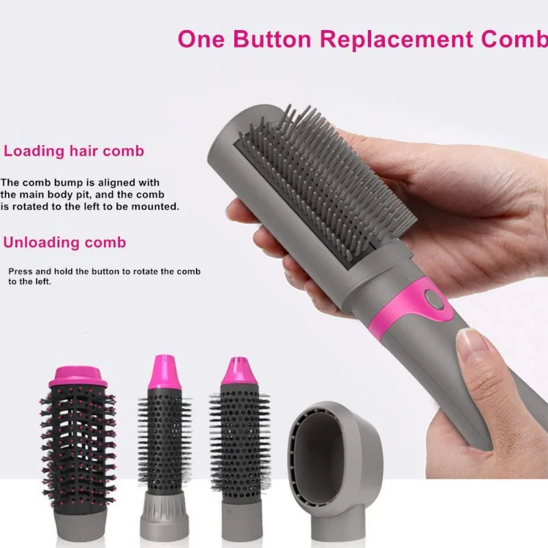 Multifunctional Hair Comb Hair Straightener Combs Curling Comb Tuyere Diffuser 5 In 1 Negative Ion Hot-Air Brushes
Multifunctional Hair Comb Hair Straightener Combs Curling Comb Tuyere Diffuser 5 In 1 Negative Ion Hot-Air Brushes