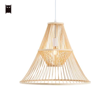 Bamboo Wicker Rattan Rod Pendant Light Fixture Asian Modern Minimalist Hanging Ceiling Lamp for Home Bedroom Dining Table Room
Bamboo Wicker Rattan Rod Pendant Light Fixture Asian Modern Minimalist Hanging Ceiling Lamp for Home Bedroom Dining Table Room