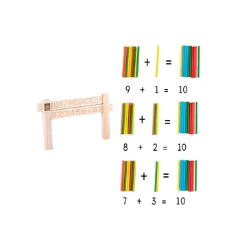 Creative-Wooden Sub-Reduction-Foot Addition And Subtraction 1-10 Decomposition With Numbers Divided Into Teaching Aids
Creative-Wooden Sub-Reduction-Foot Addition And Subtraction 1-10 Decomposition With Numbers Divided Into Teaching Aids