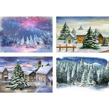 Christmas Town Backdrop Wood Houses forest Newborn Children Photography Background Birthday Child Party Decor Banner
Christmas Town Backdrop Wood Houses forest Newborn Children Photography Background Birthday Child Party Decor Banner