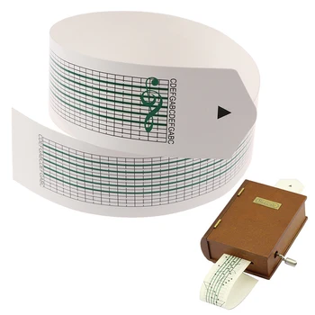 15/30pcs 15 Tones Blank Paper Tape DIY Hand Cranked Music Box Compose Music Blank Papers Strip
15/30pcs 15 Tones Blank Paper Tape DIY Hand Cranked Music Box Compose Music Blank Papers Strip