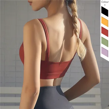 QA416 Western style Fitness Bras Women Gym Workout Bralette Seamless Lingerie Sexy Double shoulder strap Tanks
QA416 Western style Fitness Bras Women Gym Workout Bralette Seamless Lingerie Sexy Double shoulder strap Tanks