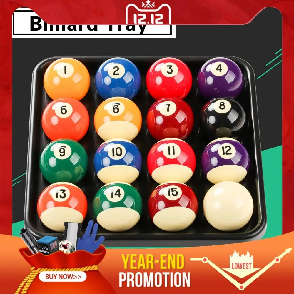 Billiard Ball Tray Holds 16 Balls Portable Plastic Material Professional Carrying Full Set Pool Snooker Disk Billiard Accessory
Billiard Ball Tray Holds 16 Balls Portable Plastic Material Professional Carrying Full Set Pool Snooker Disk Billiard Accessory