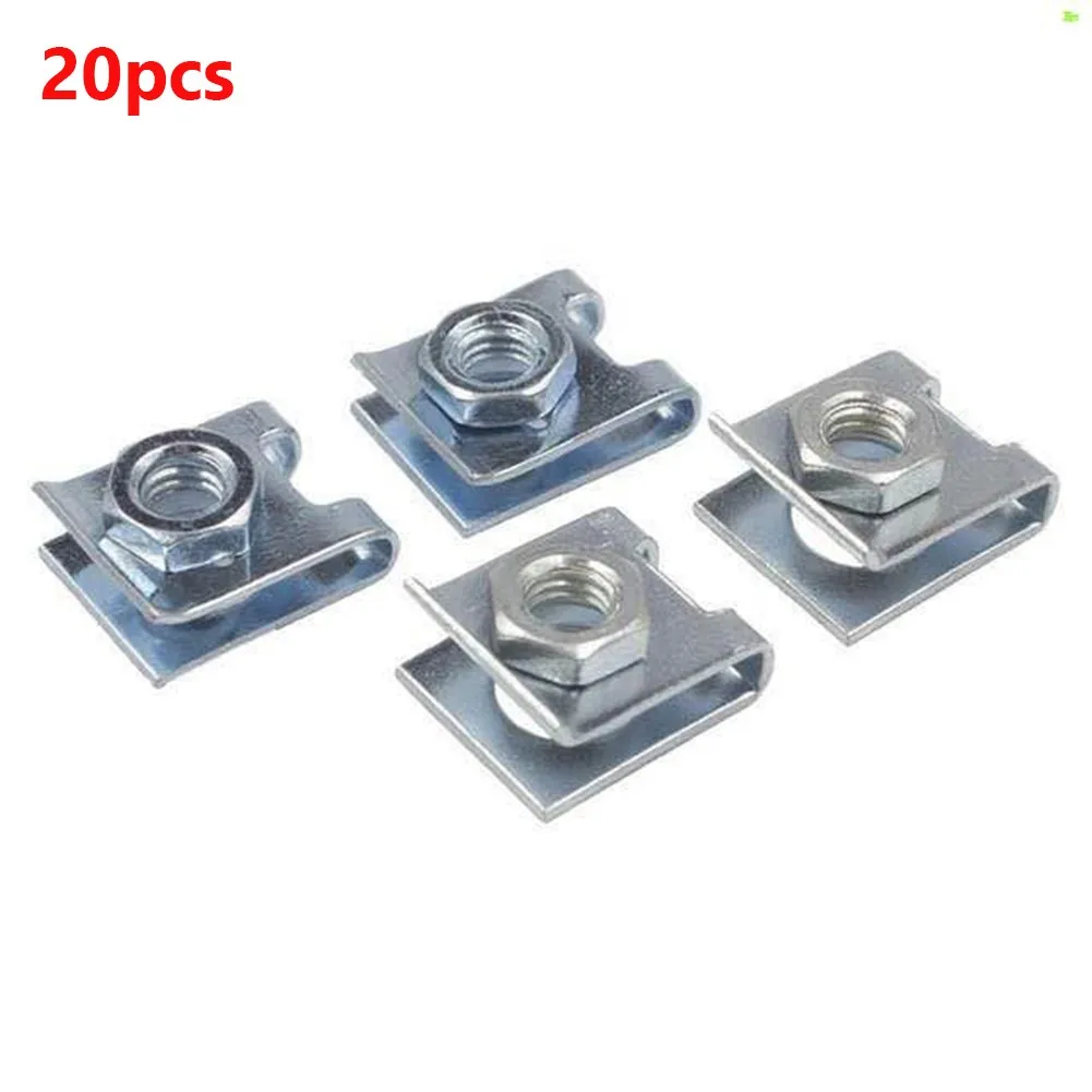M6 Nut U-Type Clip Fixed Fasteners Car License Plate Fixed Clip Retainers 20pcs 6mm Fasteners Buckle High Quality
M6 Nut U-Type Clip Fixed Fasteners Car License Plate Fixed Clip Retainers 20pcs 6mm Fasteners Buckle High Quality