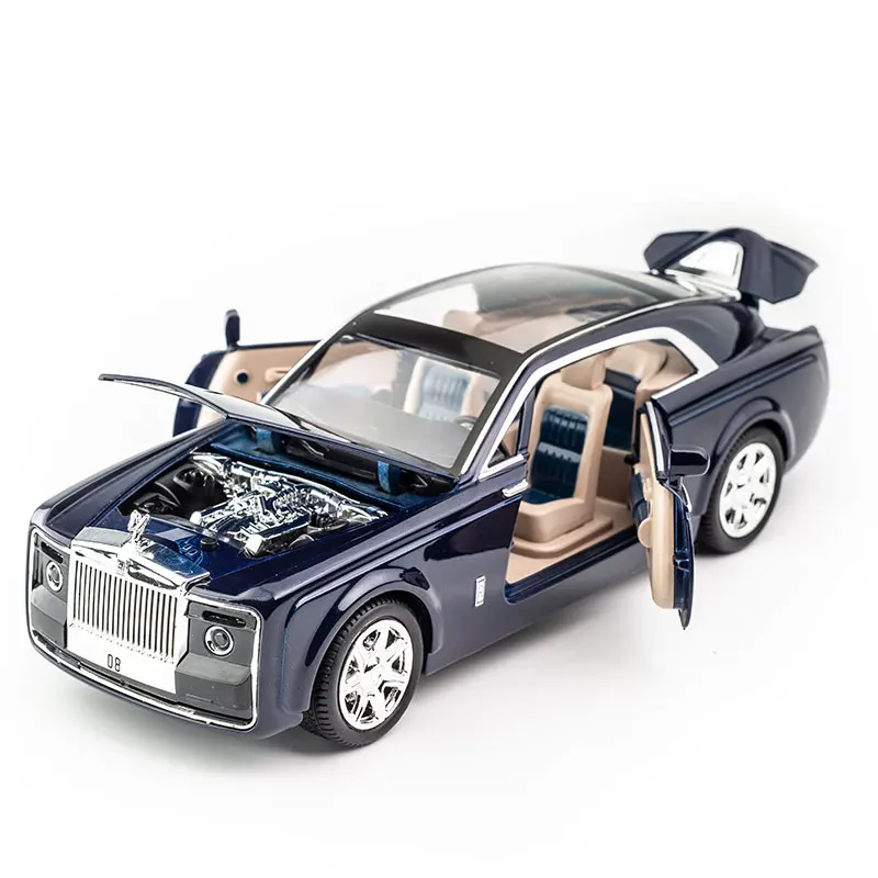 KIDAMI 1/24 Model Car Rolls-Royce Sweptail Diecast Toy Vehicles With Sound&Light Collection Car Toys For Children Boy Gifts
KIDAMI 1/24 Model Car Rolls-Royce Sweptail Diecast Toy Vehicles With Sound&Light Collection Car Toys For Children Boy Gifts