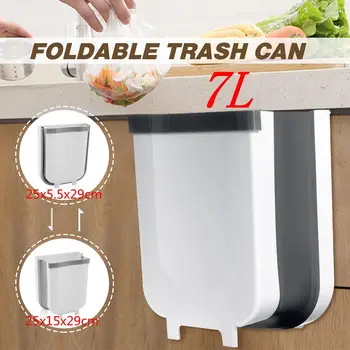 7L Wall Mounted Waste Trash Bin Kitchen Cabine Folding Large-Capacity Trashcan For Home Bathroom CleaningToilet Garbage Storage
7L Wall Mounted Waste Trash Bin Kitchen Cabine Folding Large-Capacity Trashcan For Home Bathroom CleaningToilet Garbage Storage