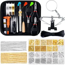 Leather Bag Tool Set Jewelry Repair DIY Manual Pliers Bracelet Necklace Making Materials Oxford Cloth Bag
Leather Bag Tool Set Jewelry Repair DIY Manual Pliers Bracelet Necklace Making Materials Oxford Cloth Bag