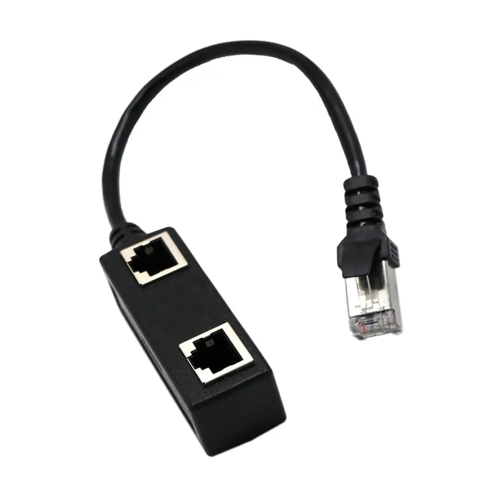 RJ45 Splitter Adapter 1 Male to 2 Female Ports Socket Adapter Interface Ethernet Cable 8P8C Extender LAN Network Connector
RJ45 Splitter Adapter 1 Male to 2 Female Ports Socket Adapter Interface Ethernet Cable 8P8C Extender LAN Network Connector