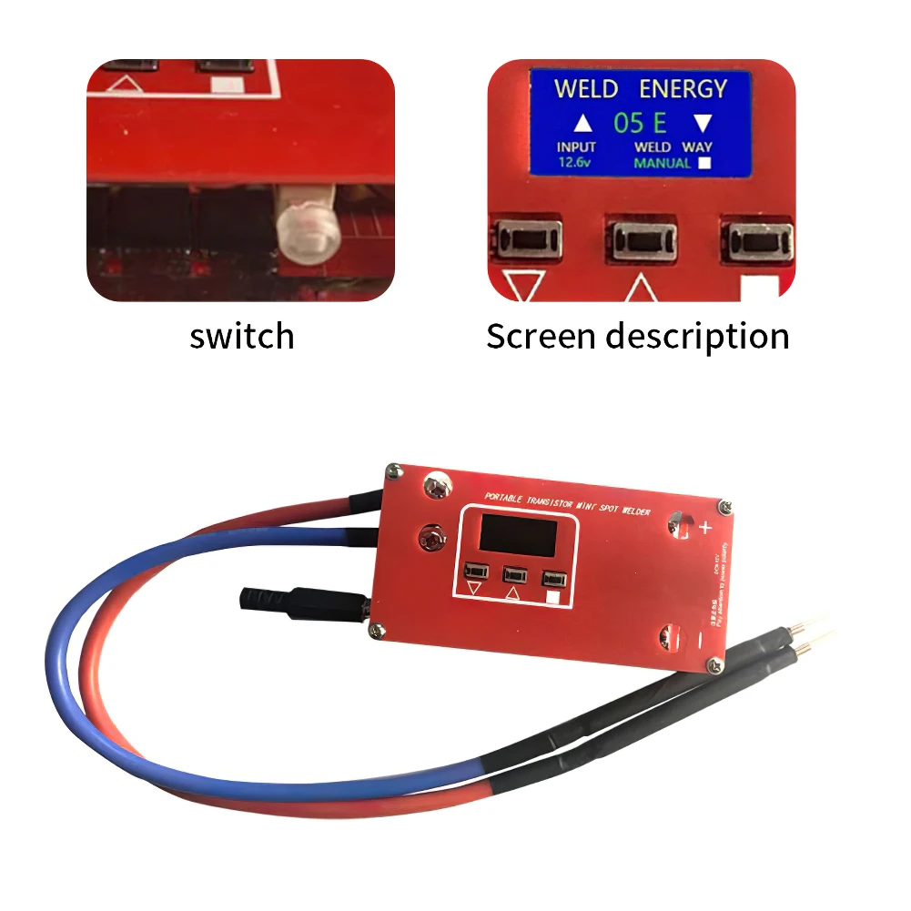 Portable Mini Spot Welder DIY Welding Machine LCD Display 18650 Battery Various Welding Power Supply Spot Welder Welding Machine
Portable Mini Spot Welder DIY Welding Machine LCD Display 18650 Battery Various Welding Power Supply Spot Welder Welding Machine