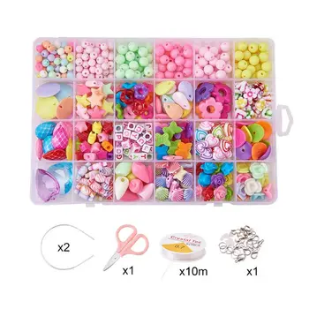 550Pcs Colorful Acrylic Alphabet Beads Kit With Box for Children Jewelry Making 19QC
550Pcs Colorful Acrylic Alphabet Beads Kit With Box for Children Jewelry Making 19QC