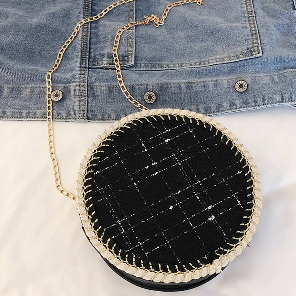 Trend Woolen luxury handbags women bags designer Round Shape Chain Female handbag Shoulder Bag Messenger Bag torebki damskie
Trend Woolen luxury handbags women bags designer Round Shape Chain Female handbag Shoulder Bag Messenger Bag torebki damskie
