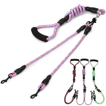 Pet Supplies Dog Leash Pet Double-Ended Traction Rope Nylon Wave Pattern One Tow Two Traction Rope Anti-Winding Detachable
Pet Supplies Dog Leash Pet Double-Ended Traction Rope Nylon Wave Pattern One Tow Two Traction Rope Anti-Winding Detachable