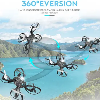 Drone with Gesture Control RC Quadcopter for Beginners Altitudes Hold Gravity Sensor One Key Landing FJ88
Drone with Gesture Control RC Quadcopter for Beginners Altitudes Hold Gravity Sensor One Key Landing FJ88