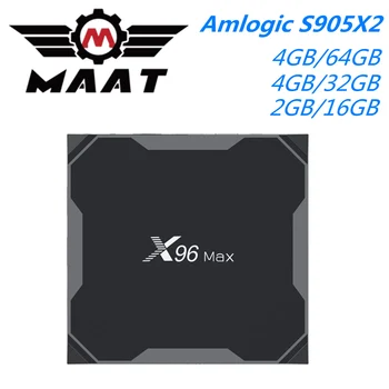 5PCS/Lot X96 Max Android 8.1 Amlogic S905X2 Smart TV Box Quad Core 4K Player 4GB Ram 32GB Rom 64GB Rom 2.4G 5G Wifi Set Top Box
5PCS/Lot X96 Max Android 8.1 Amlogic S905X2 Smart TV Box Quad Core 4K Player 4GB Ram 32GB Rom 64GB Rom 2.4G 5G Wifi Set Top Box