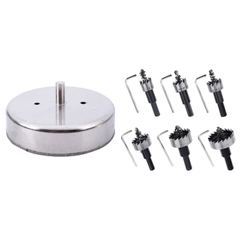 1x 120mm Diamond Coated Hole Saw Drill Bits & 6 Pcs 16-35MM HSS High Speed Steel Hole Saw Tooth Cutter Drill Bit
1x 120mm Diamond Coated Hole Saw Drill Bits & 6 Pcs 16-35MM HSS High Speed Steel Hole Saw Tooth Cutter Drill Bit