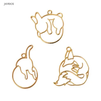 3Pcs Playing Rabbit Fox Blank Frame Pendant Open Bezel Expoy Resin Jewelry DIY
3Pcs Playing Rabbit Fox Blank Frame Pendant Open Bezel Expoy Resin Jewelry DIY